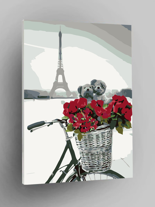 Raqamlar bo&amp;#039;yicha rasm &amp;quot;Parijdagi bir nechta itlar&amp;quot;