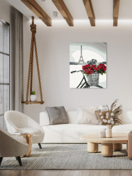 Raqamlar bo&#039;yicha rasm &quot;Parijdagi bir nechta itlar&quot;