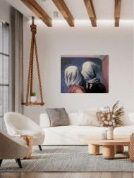 Картина по номерам &amp;quot;Рене Магритт - Влюблённые&amp;quot;