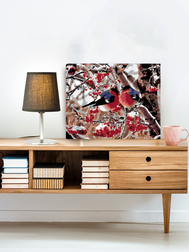 Raqamlar bo&amp;#039;yicha rasm &amp;quot;Snegirlar&amp;quot;