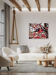 Картина по номерам &amp;quot;Снегири&amp;quot;