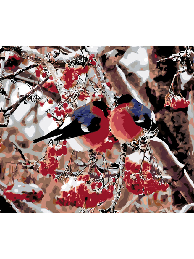 Raqamlar bo&amp;#039;yicha rasm &amp;quot;Snegirlar&amp;quot;