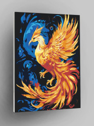 Raqamlar bo&#039;yicha rasm &quot;Feniks&quot;