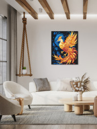 Raqamlar bo&#039;yicha rasm &quot;Feniks&quot;