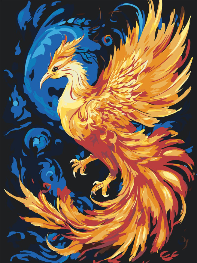 Raqamlar bo&amp;#039;yicha rasm &amp;quot;Feniks&amp;quot;