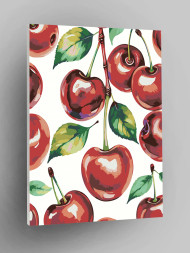 Картина по номерам &amp;quot;Черешня с листочками&amp;quot;