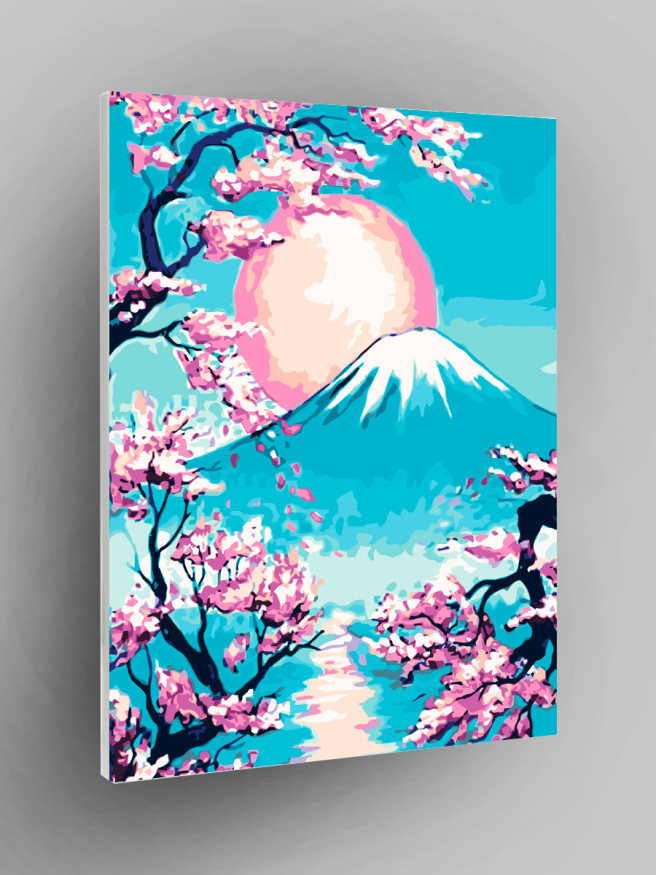 Raqamlar bo&amp;#039;yicha rasm &amp;quot;Yaponiyada bahor&amp;quot;