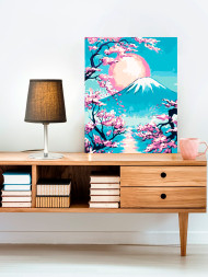 Raqamlar bo'yicha rasm "Yaponiyada bahor"