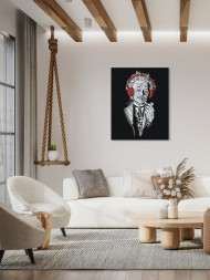 Raqamlar bo&#039;yicha rasm &quot;Quloqchinli odam&quot;