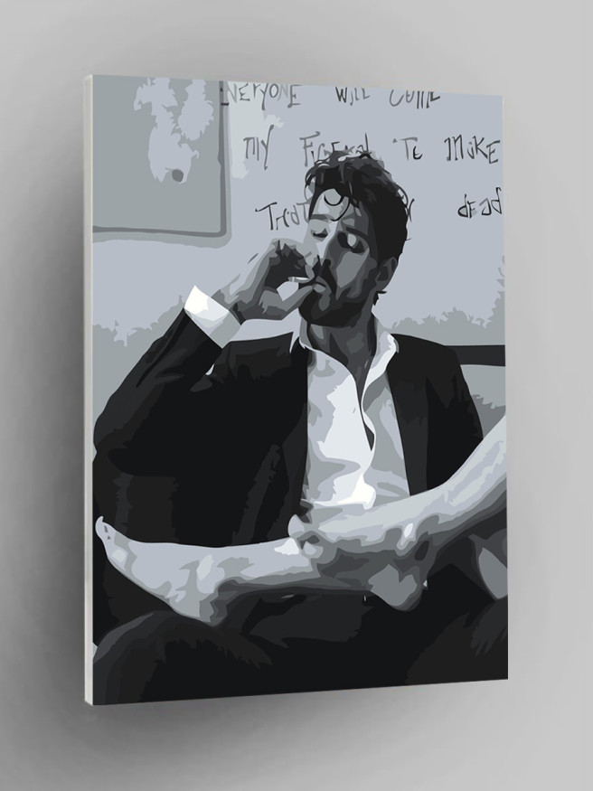 Raqamlar bo&amp;#039;yicha rasm &amp;quot;Sigaret tutgan odam&amp;quot;