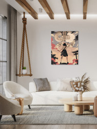 Картина по номерам &amp;quot;Девочка-воин&amp;quot;