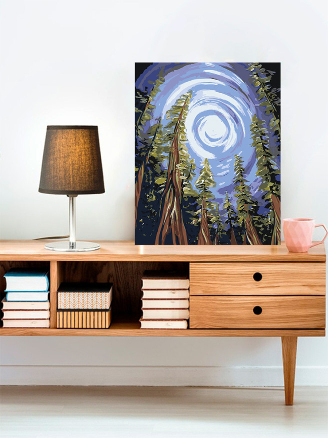 Картина по номерам &amp;quot;Небесный гипноз&amp;quot;