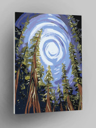 Картина по номерам &amp;quot;Небесный гипноз&amp;quot;