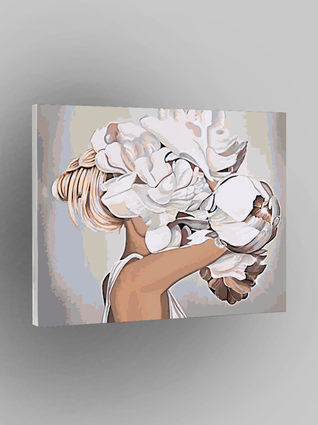 Картина по номерам &amp;quot;Цветы в голове&amp;quot;