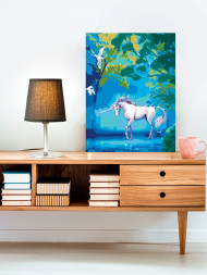 Raqamlar bo'yicha rasm "O'rmondagi yakkashox"