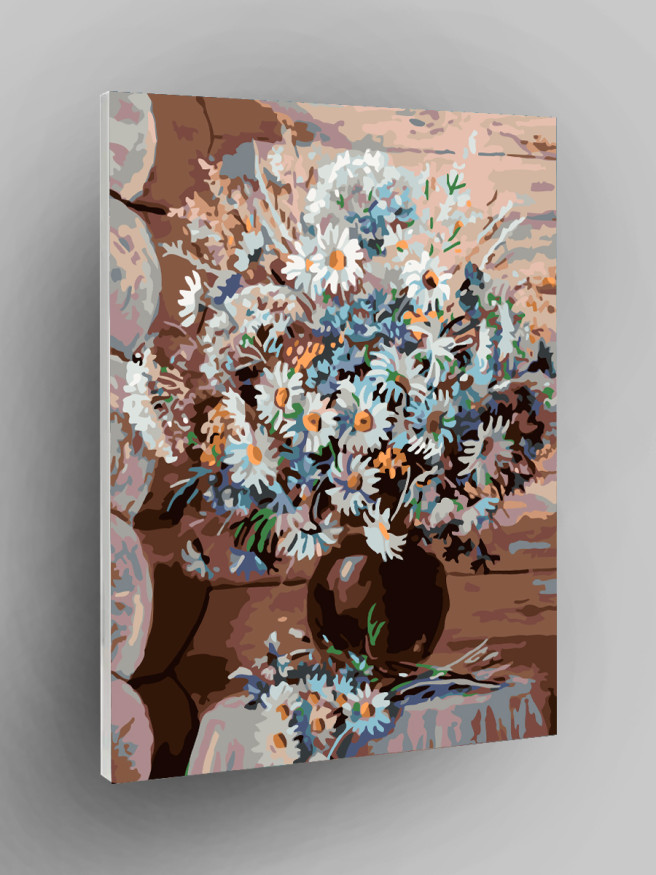 Raqamlar bo&amp;#039;yicha rasm &amp;quot;Vazadagi moychechaklar&amp;quot;