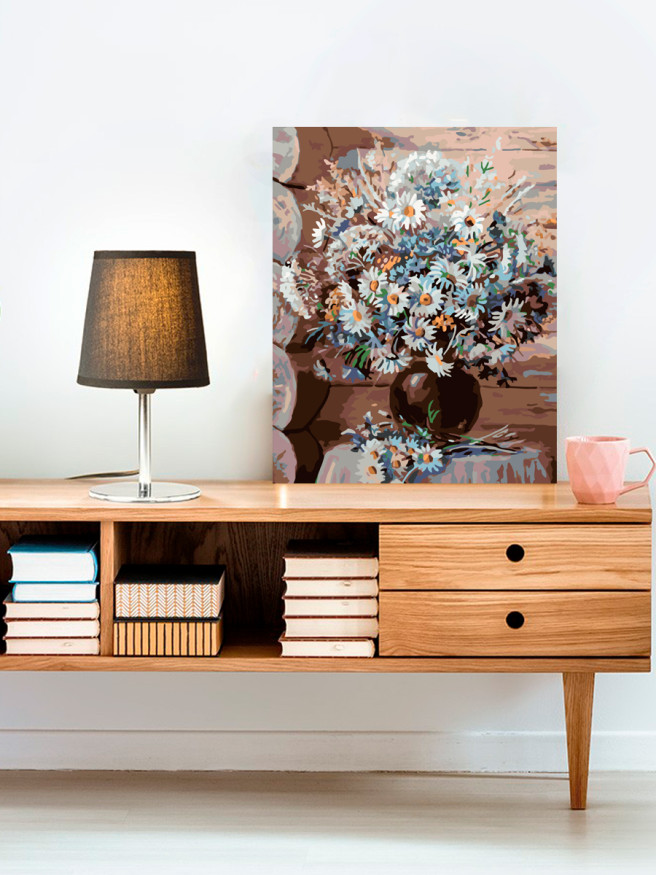 Raqamlar bo&amp;#039;yicha rasm &amp;quot;Vazadagi moychechaklar&amp;quot;