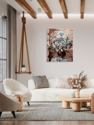 Картина по номерам &amp;quot;Ромашки в вазе&amp;quot;