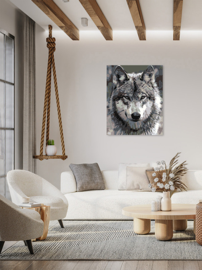 Raqamlar bo&amp;#039;yicha rasm &amp;quot;Kulrang bo&amp;#039;ri&amp;quot;