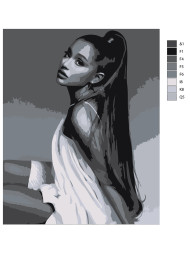 Raqamlar bo&#039;yicha rasm &quot;Ariana Grande&quot;