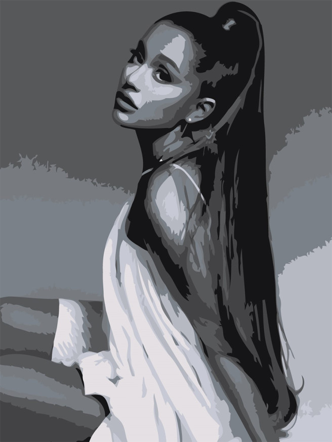 Raqamlar bo&amp;#039;yicha rasm &amp;quot;Ariana Grande&amp;quot;