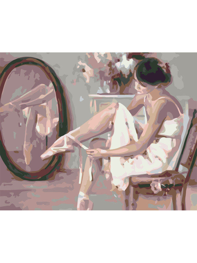 Raqamlar bo&amp;#039;yicha rasm &amp;quot;Balerina&amp;quot;