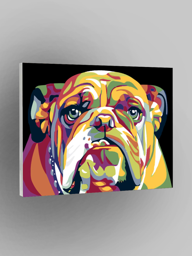 Raqamlar bo&amp;#039;yicha rasm &amp;quot;Rangli kuchuk&amp;quot;