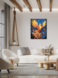 Raqamlar bo&#039;yicha rasm &quot;Feniks&quot;