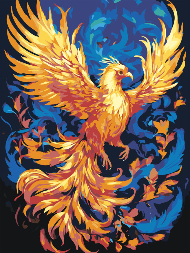 Raqamlar bo&amp;#039;yicha rasm &amp;quot;Feniks&amp;quot;