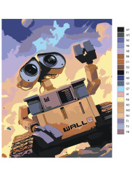 Raqamlar bo&#039;yicha rasm &quot;VALL-I&quot;