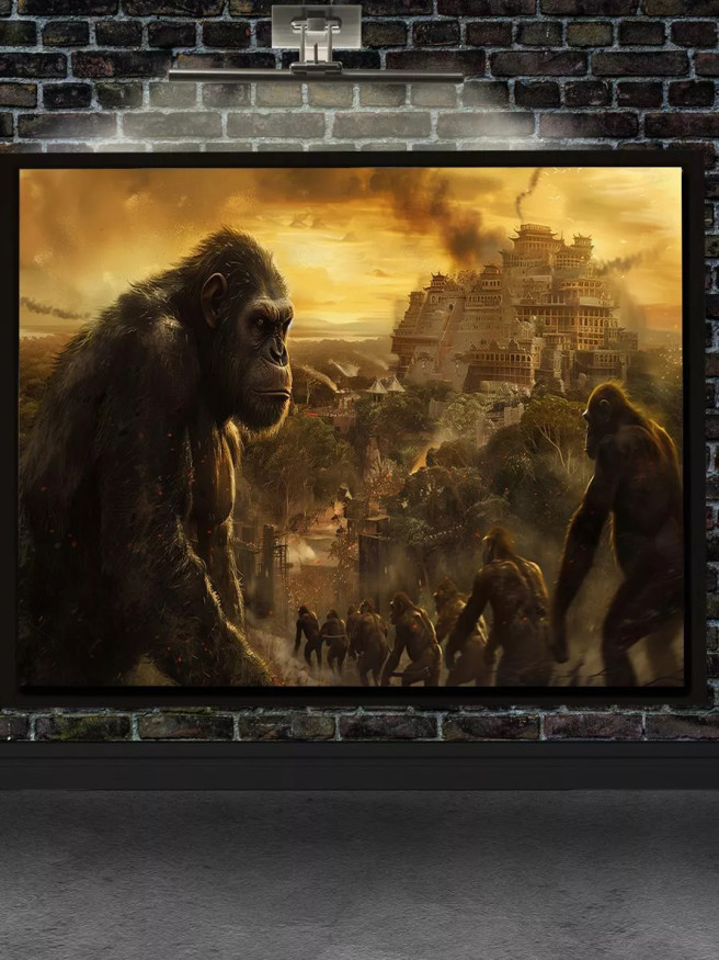 Постер на холсте &amp;quot;Восстание обезьян&amp;quot;