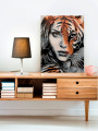 Картина по номерам &amp;quot;Девушка-тигрица&amp;quot;