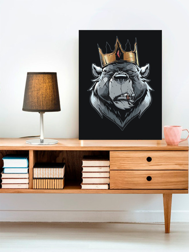 Raqamlar bo&amp;#039;yicha rasm &amp;quot;Toj kiygan ayiq&amp;quot;