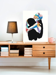 Raqamlar bo&#039;yicha rasm &quot;Ehtirosning abstraktsiyasi&quot;