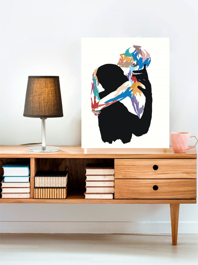 Raqamlar bo&amp;#039;yicha rasm &amp;quot;Ehtirosning abstraktsiyasi&amp;quot;