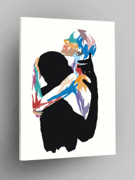 Raqamlar bo&#039;yicha rasm &quot;Ehtirosning abstraktsiyasi&quot;