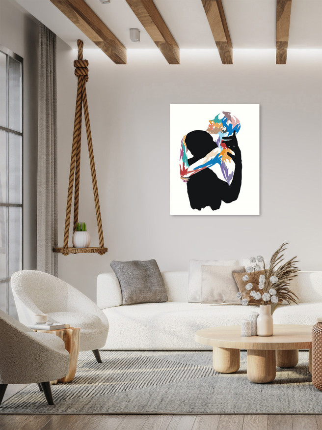 Raqamlar bo&amp;#039;yicha rasm &amp;quot;Ehtirosning abstraktsiyasi&amp;quot;