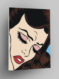 Картина по номерам &amp;quot;Красивая девушка&amp;quot;