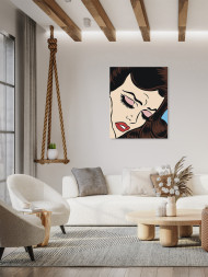 Картина по номерам &amp;quot;Красивая девушка&amp;quot;