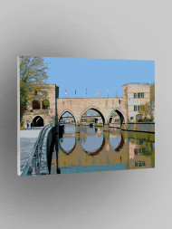 Картина по номерам &amp;quot;Отражение моста&amp;quot;