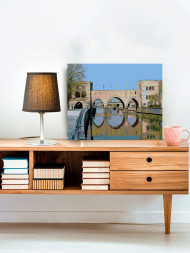 Картина по номерам &amp;quot;Отражение моста&amp;quot;