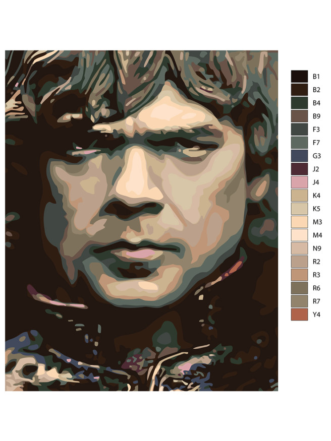 Картина по номерам &amp;quot;Тирион из игры престолов&amp;quot;