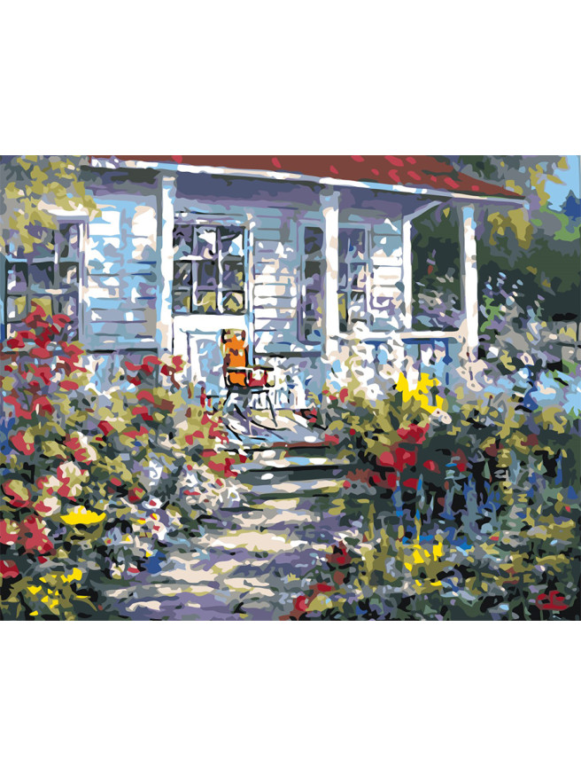 Raqamlar bo&amp;#039;yicha rasm &amp;quot;Uydagi bog&amp;quot;