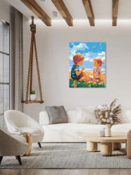 Картина по номерам &amp;quot;Дети в поле&amp;quot;