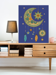 Raqamlar bo‘yicha rasm &quot;Oyli tushlar tutqichi&quot;