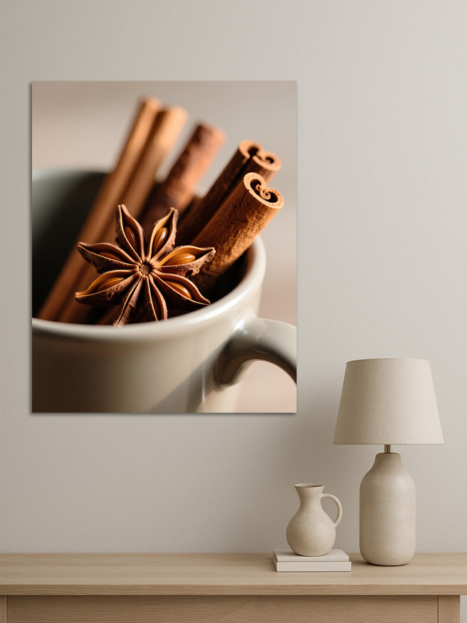 Holstga bosilgan poster &amp;quot;Dolchin va aniz kosada&amp;quot;