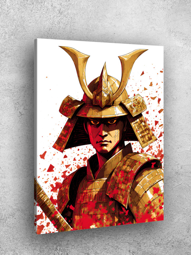 Постер на холсте &amp;quot;Портрет самурая&amp;quot;