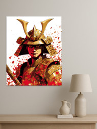 Постер на холсте &amp;quot;Портрет самурая&amp;quot;
