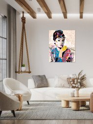 Raqamlar bo&#039;yicha rasm &quot;Odri Xepbernning portreti&quot;