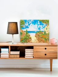 Raqamlar bo'yicha rasm "Dengiz manzarasi"